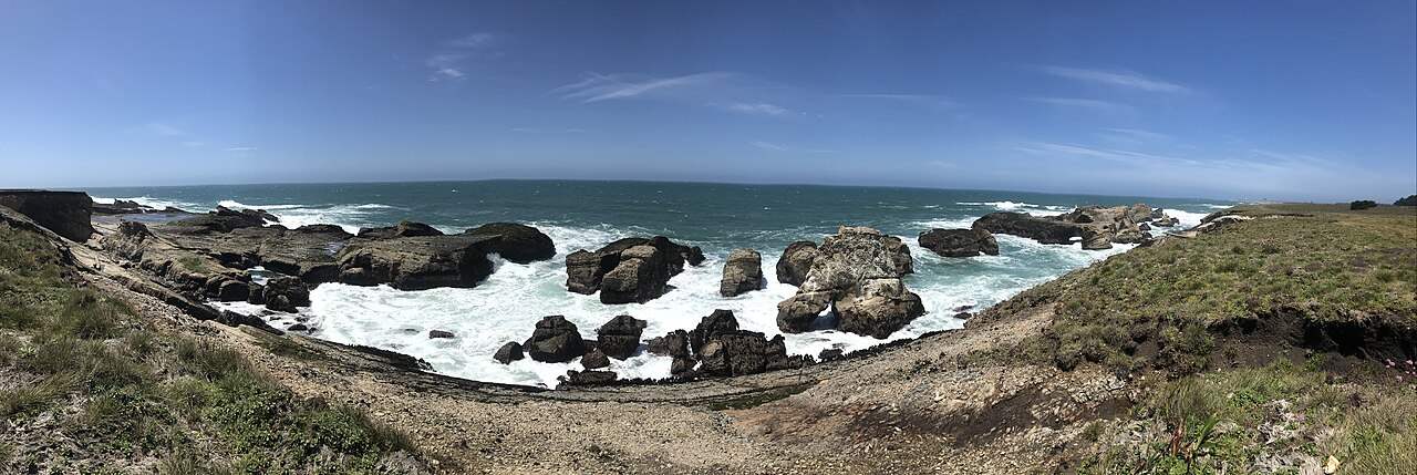 Rugged California coastline at Point Arena-Stornetta Public Lands